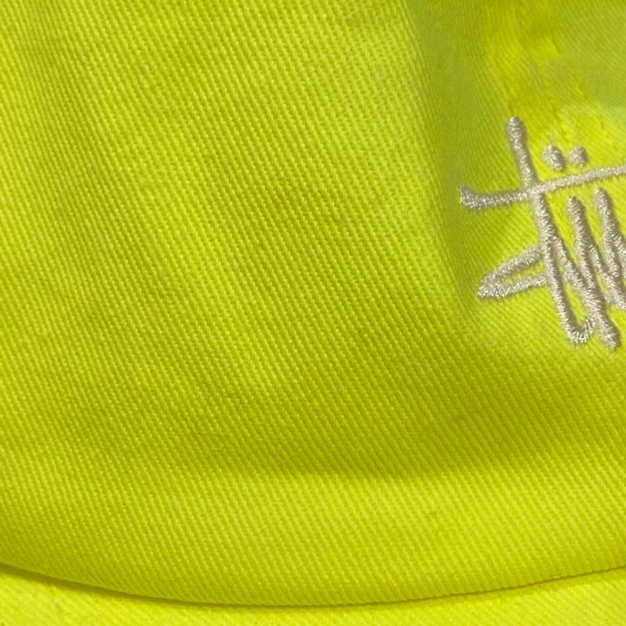 STUSSY（ステューシー） ロゴ刺繍 キャップ 1311043 イエロー サイズ