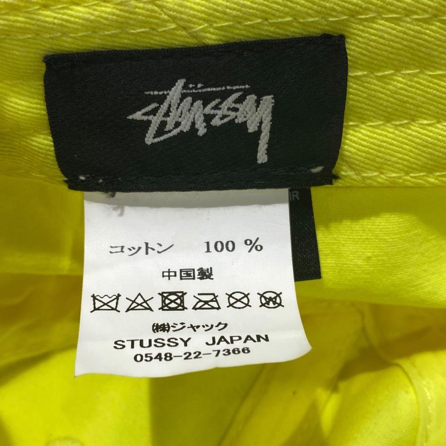STUSSY（ステューシー） ロゴ刺繍 キャップ 1311043 イエロー サイズ
