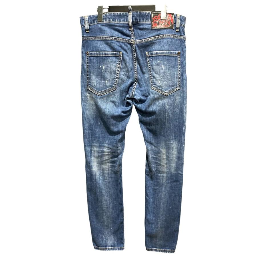メンズ 美品DSQUARED2 ディースクエアード デニムダメージ ペインター