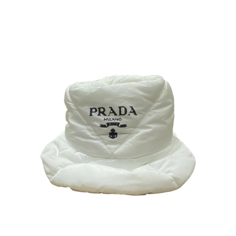 PRADA（プラダ） バケットハット ホワイト サイズ：M : カインドオル