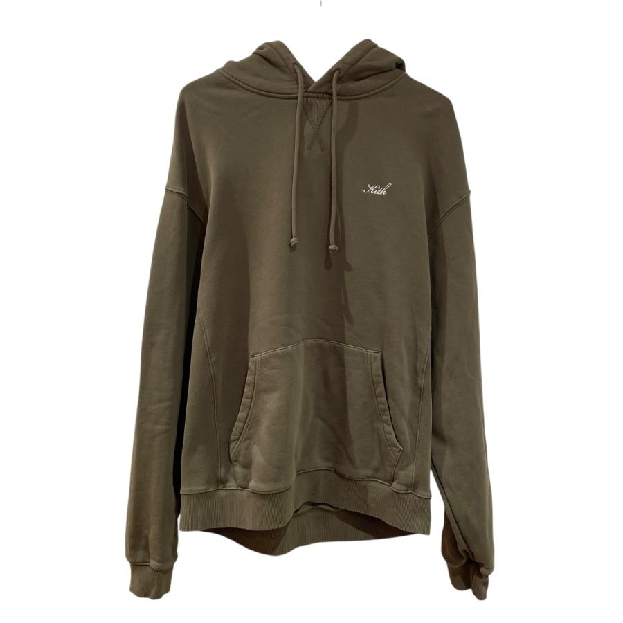 KITH キス ワンポイントロゴパーカー 140659 カーキ サイズ：M 
