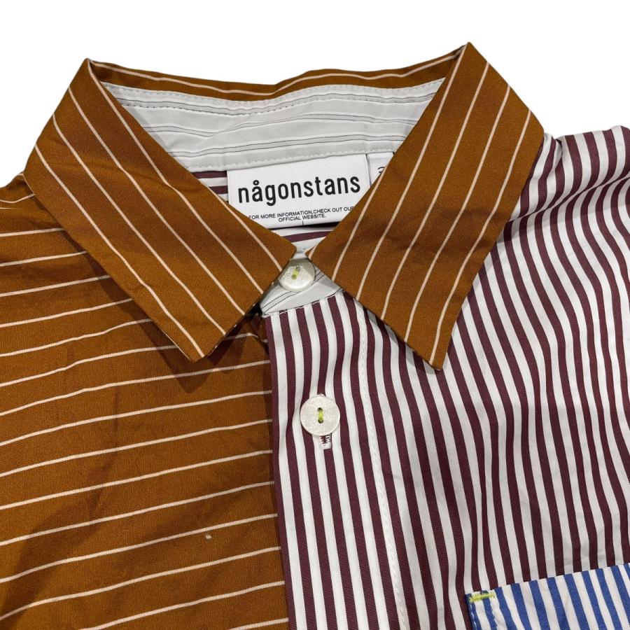 nagonstans 【値下げ】nagonstans Brick Stripe Mix ストライプシャツ