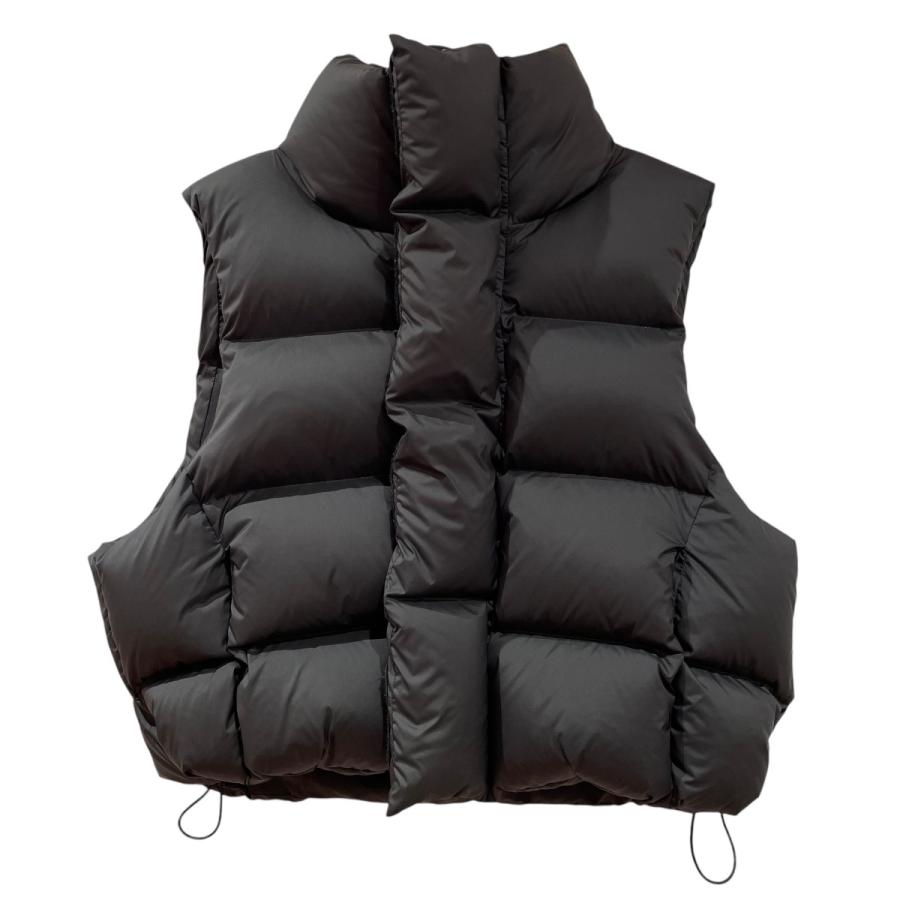 entire studios / MML VEST/ダウンベスト/M/ポリエステル/ブラック/無地/ES2400 値下げ】ENTIRE STUDIOS MML VEST ダウンベスト ES2400／PO047