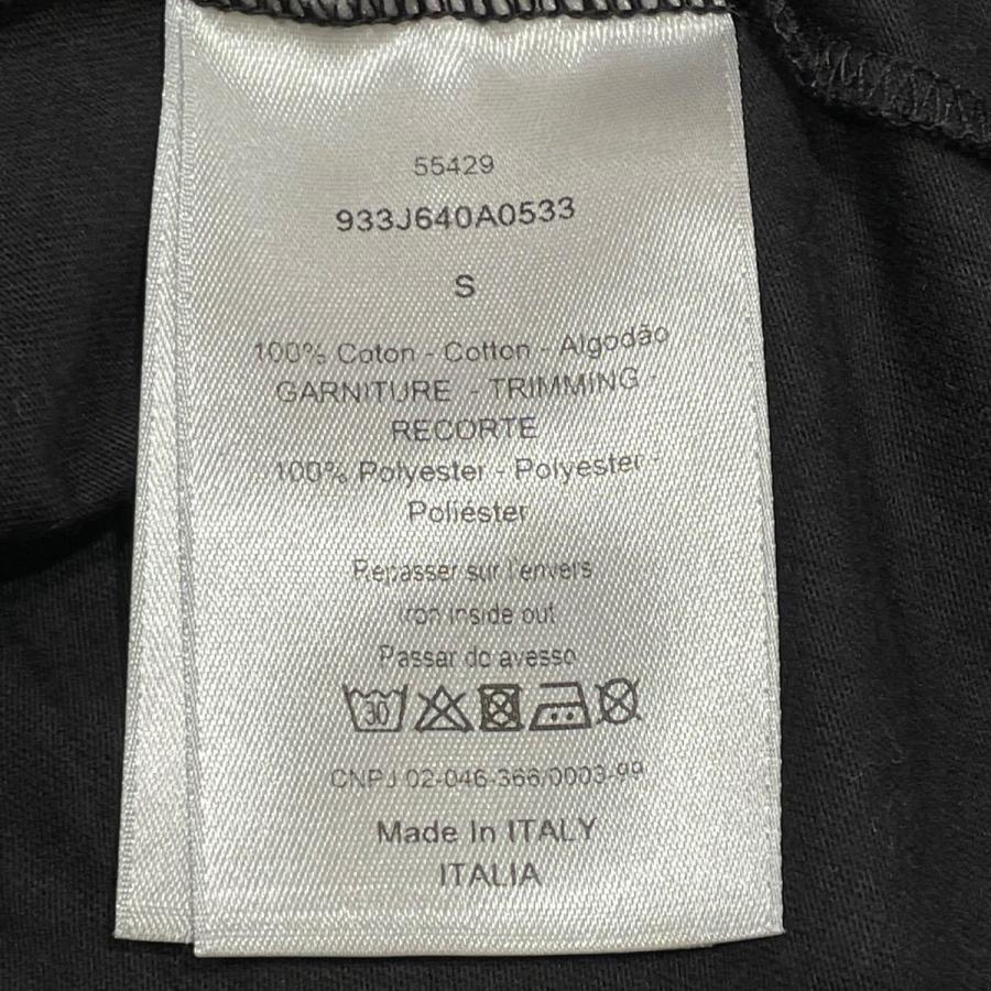 ディオール DIOR 19AW ロゴ半袖シャツ 933J640A0533 ブラック サイズ：Sの画像