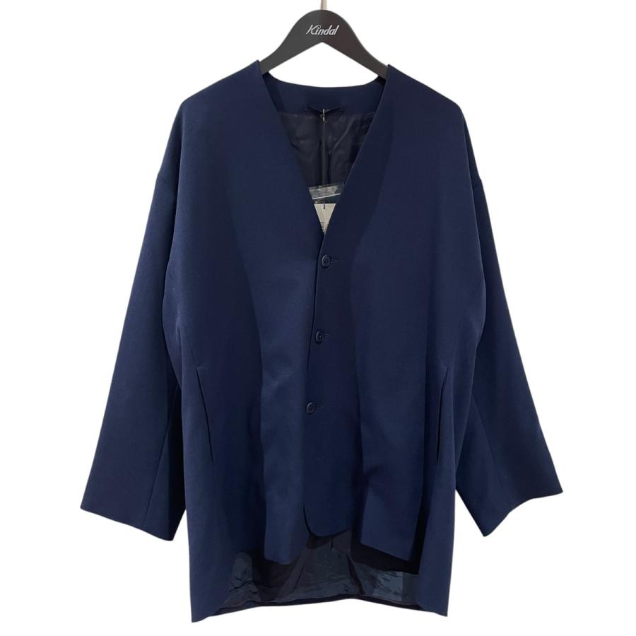 Keita ファッション ノーカラー collarlessコート lad musician 42 Blue