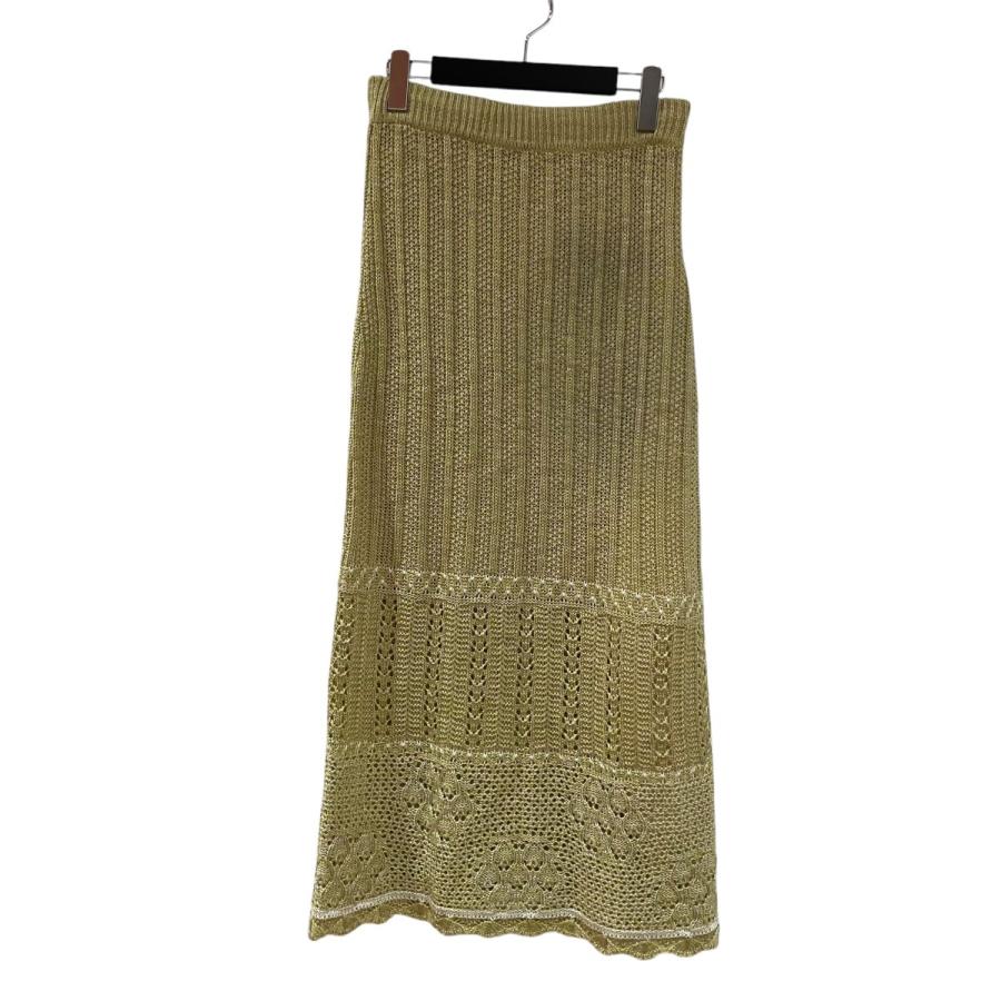 値下げ】mame kurogouchi Floral Watermark Knitted Skirt ニット  