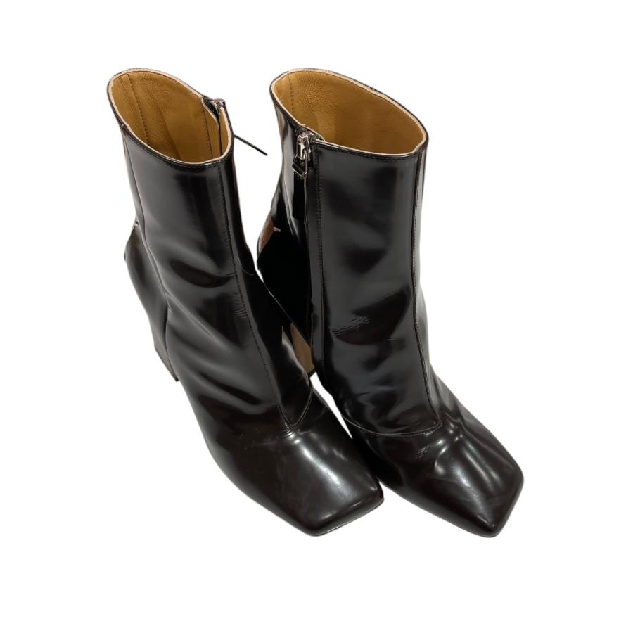 MM6 メゾンマルジェラ スクエアトゥ ブーツ 41.5 MM6 Maison Margiela(マルタンマルジェラ) スクエアトゥロング