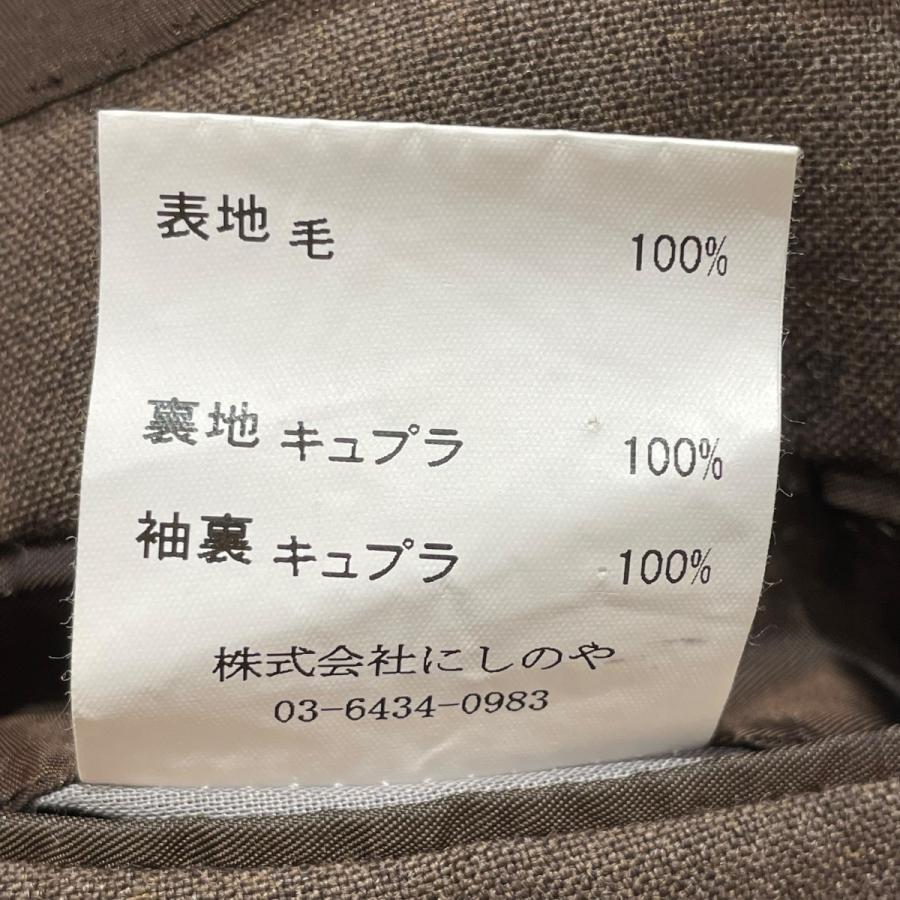 【未使用品】ニートハウス オーダージャケット(ブラウン) ニート ハウス NEAT HOUSE テーラードジャケット ブラウン