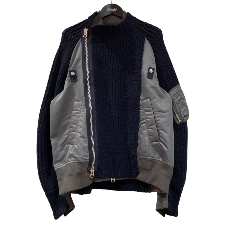 sacai（サカイ） 【値下げ】sacai 23AW ニットジャケット 23-03165M