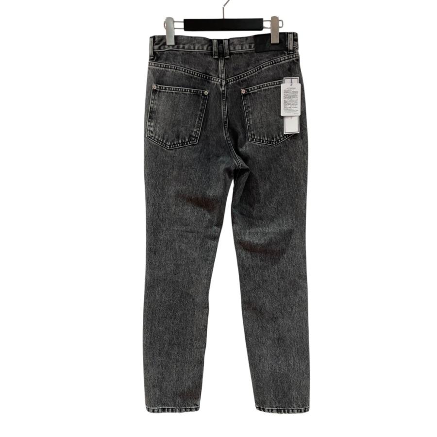 John Lawrence Sullivan ブラックデニム　サイズ44 WASHED DENIM ZIPPED PANTS