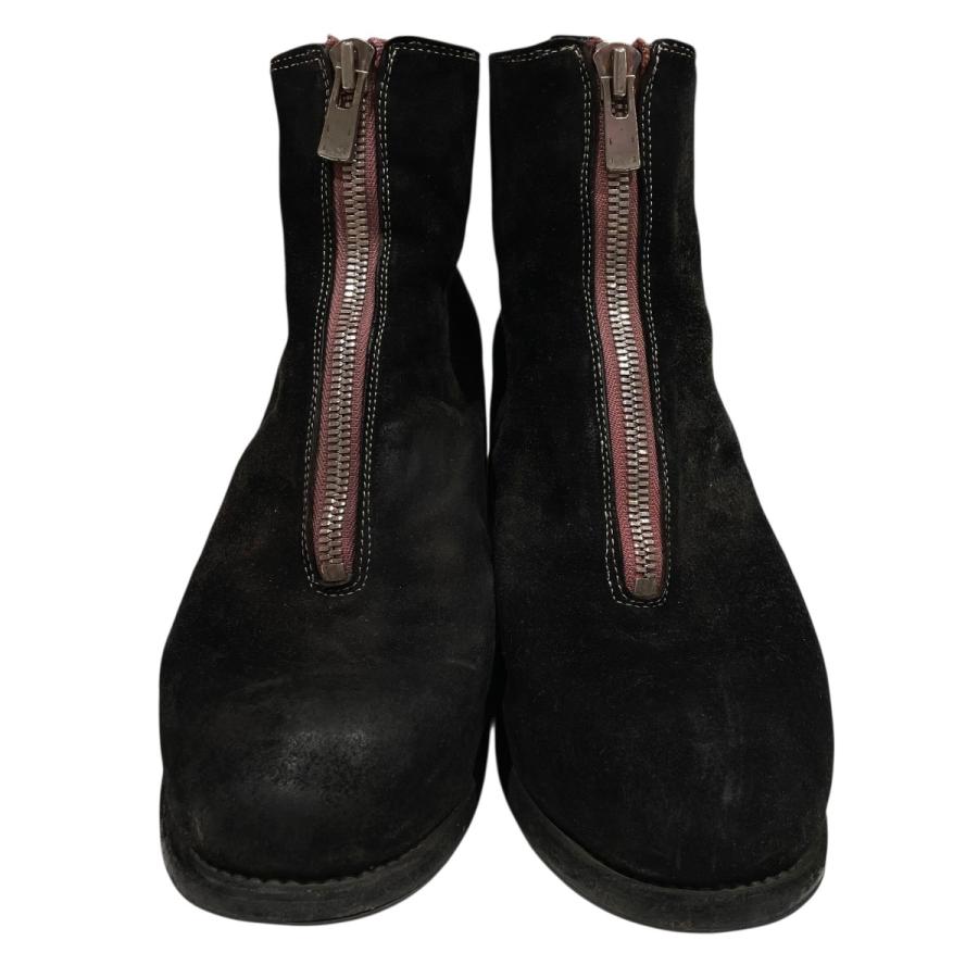 guidi フロントジッパー アンクルブーツ　サイズ40 guidi フロントジッパー アンクルブーツ サイズ40 - メルカリ