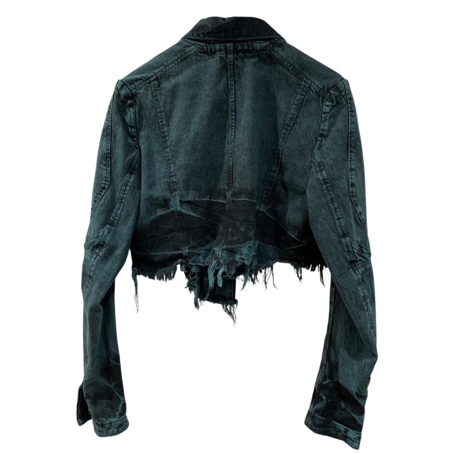 JULIUS 【値下げ】JULIUS 24AW Distressed Crop Denim Jacket デニム