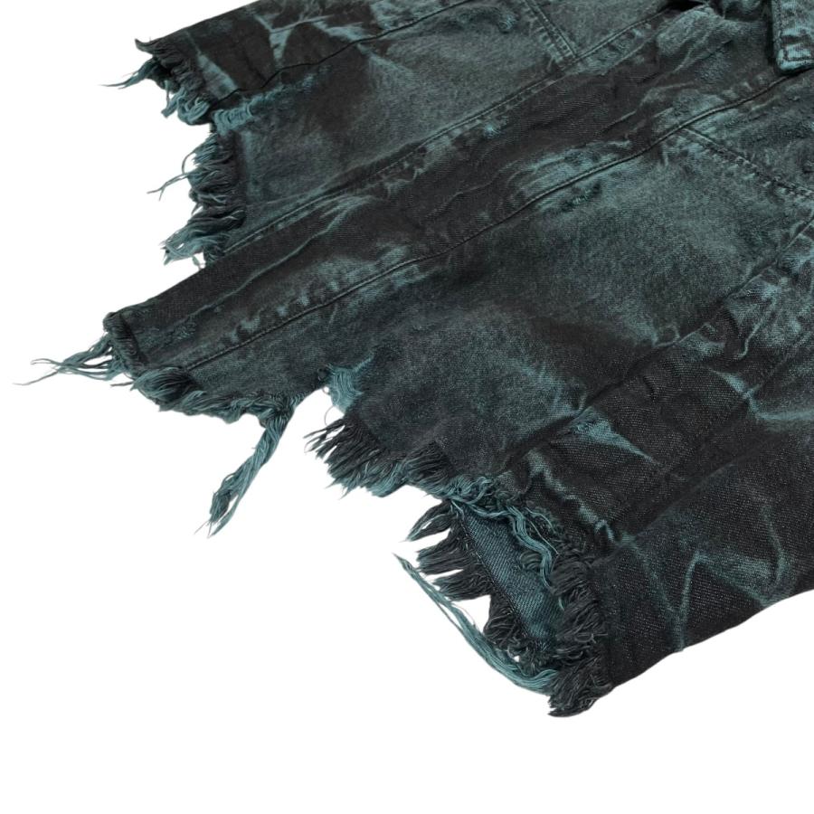 JULIUS 【値下げ】JULIUS 24AW Distressed Crop Denim Jacket デニム