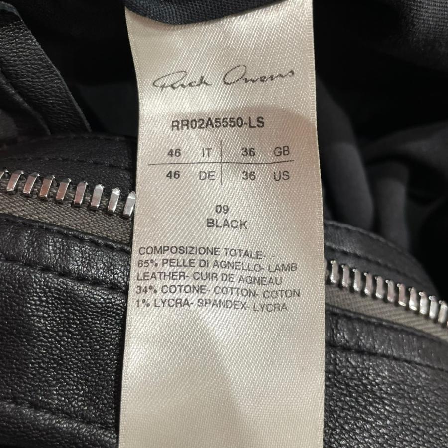 リックオウエンス RICK OWENS 21AW オールインワン RR02A5550-LS ブラック サイズ：46の画像