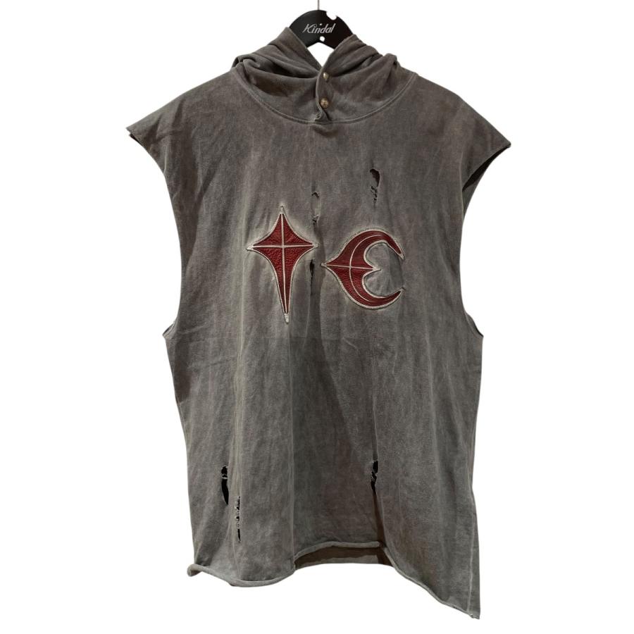 値下げ】THUG CLUB 24SS フーテッドノースリーブカットソー TC24TS0702