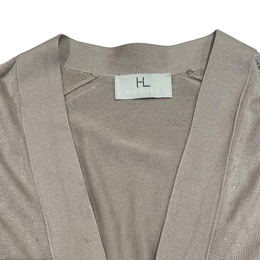 値下げ】HERILL HERILL Silk Cardigan トップス カーディガン 24 080