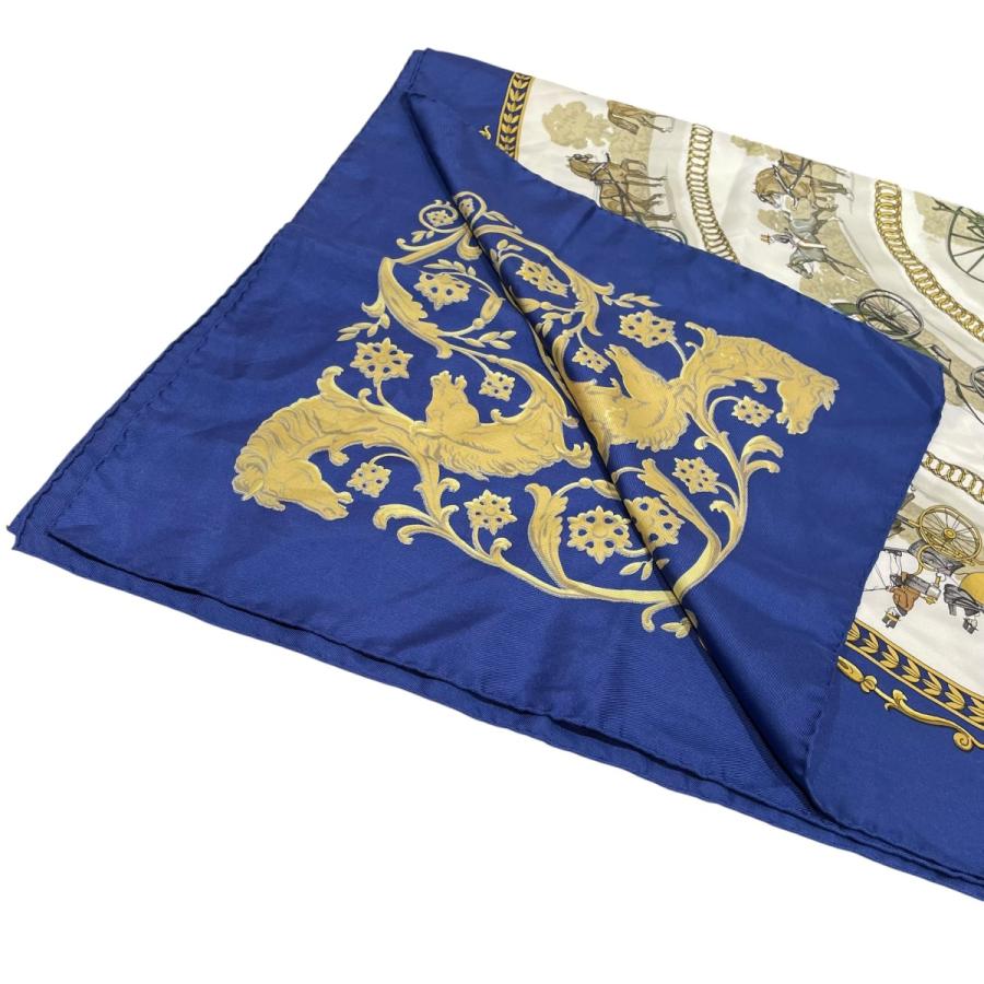 HERMES（エルメス） カレ90 スカーフ ブルー : カインドオルYahoo!店