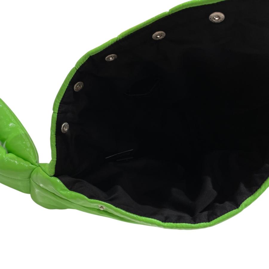 バッグ Omar afridi distorted handbag green 値下げ】Omar Afridi 22AW DISTORTED HAND BAG ハンドバッグ グリーン