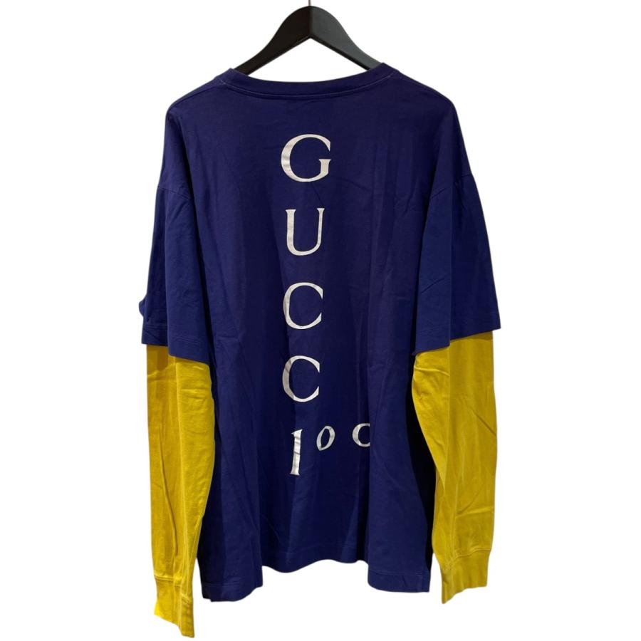 GUCCI（グッチ） 【値下げ】GUCCI 100周年記念プリント 長袖Tシャツ