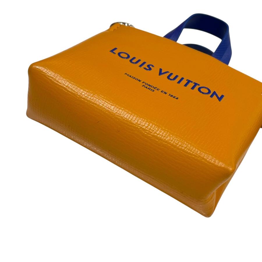 ルイヴィトン LOUIS VUITTON LVバッグチャーム アクセサリーポーチ M02699 オレンジ_5