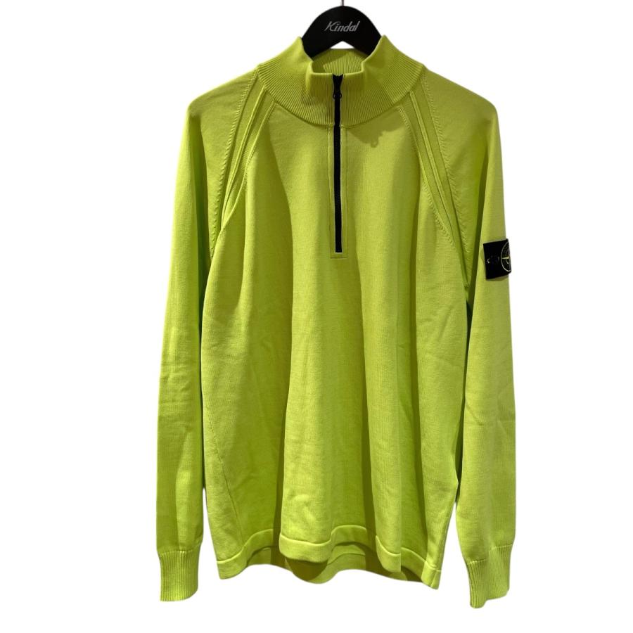 STONE ISLAND（ストーン アイランド） ハーフジップニット 7615562B6