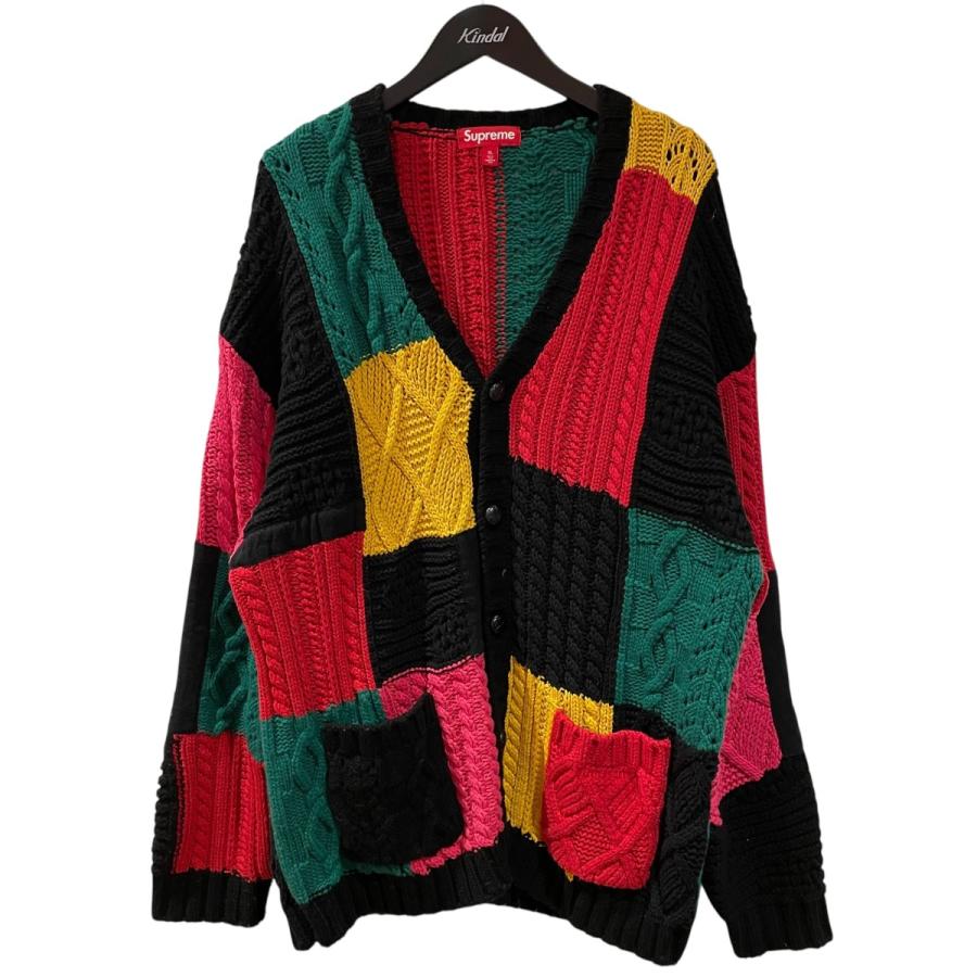 Supreme（シュプリーム） Supreme 23AW PATCHWORK CABLE KNIT CARDIGAN