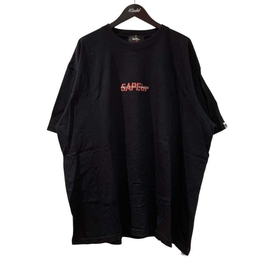 サプール SAPEur 半袖Tシャツ ブラック サイズ：XXL : カインドオル