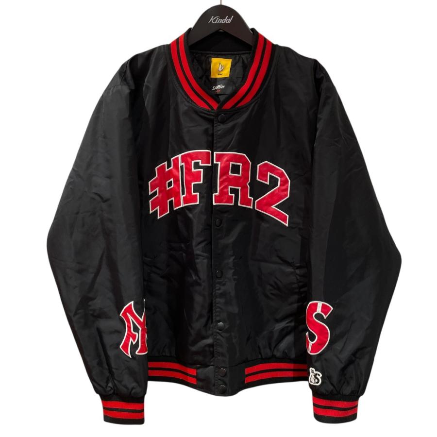 サプール×エフアールツー SAPEur×FR2 MA-1ジャケット ブラック サイズ