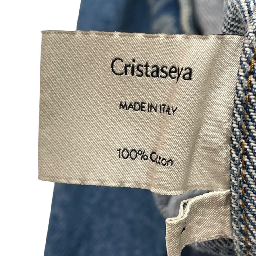 サイズXL CRISTASEYA リネンニット インディゴブルー 数量5から】 生地 