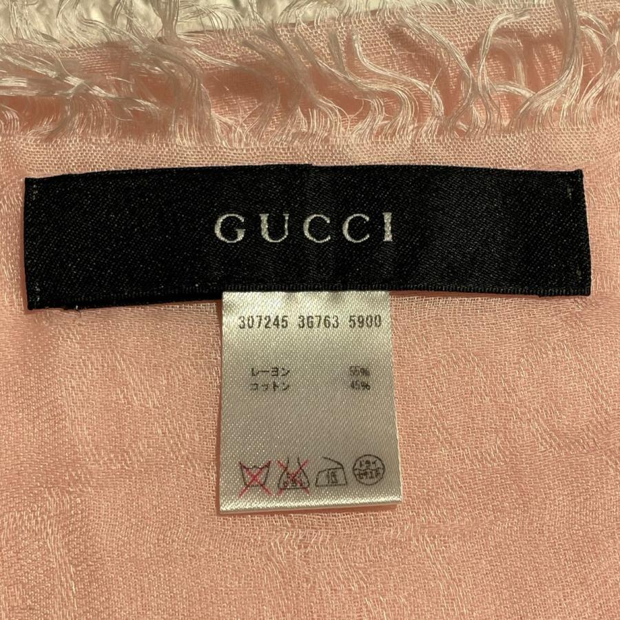 GUCCI（グッチ） マフラー ピンク : カインドオルYahoo!店 - 通販