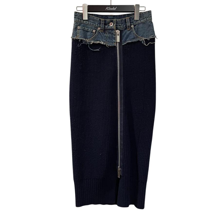 sacai（サカイ） ドッキングスカート 20-05157 ブルー サイズ：0 