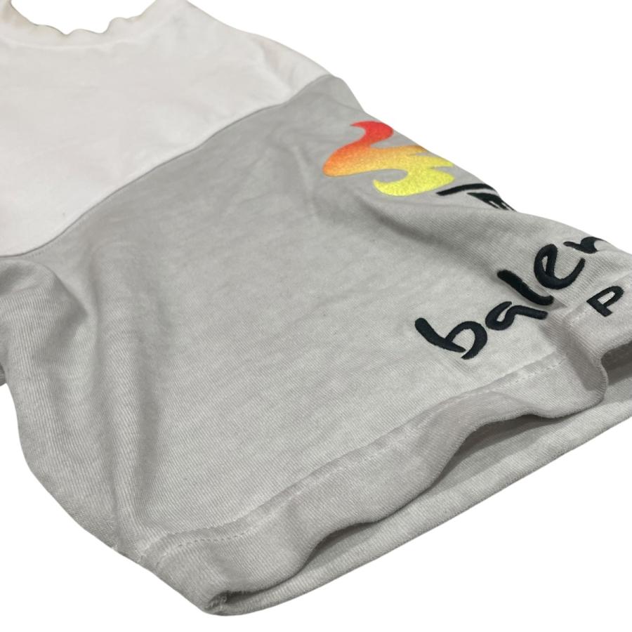 BALENCIAGA（バレンシアガ） ドッキング半袖Tシャツ 698811 グレー