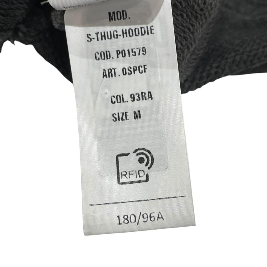 ディーゼル×サグクラブ DIESEL×THUG CLUB A-THUG HOODIE プルオーバーパーカー P01597 ブラック サイズ：Mの画像