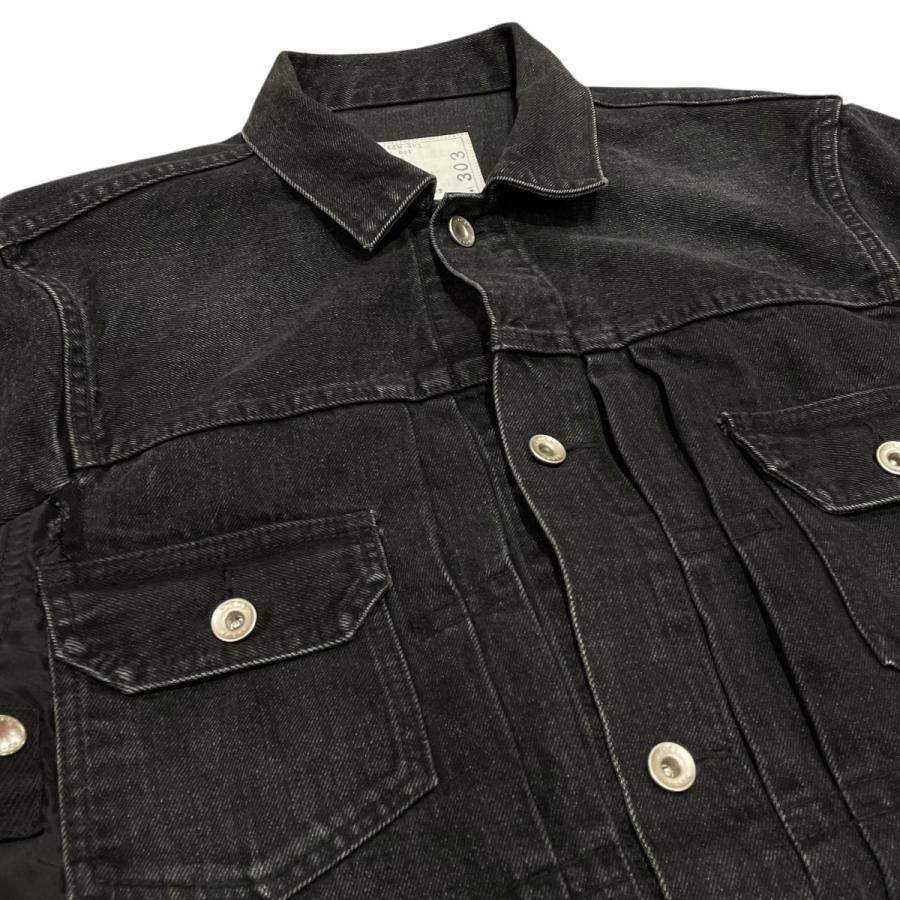 sacai（サカイ） sacai Denim x Nylon Twill Jacket ナイロン切り替え