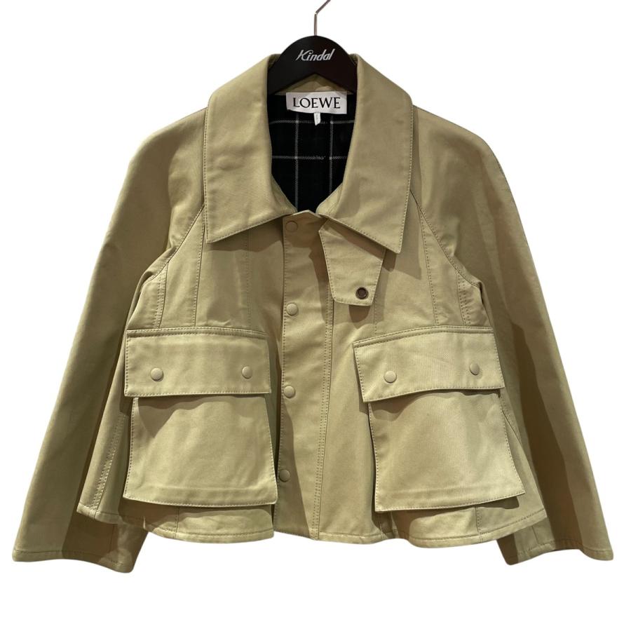 LOEWE（ロエベ） ショートジャケット S359Y01XBT カーキ サイズ：38 