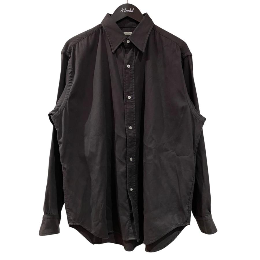 アプレッセ A．PRESSE Double Weave Twill Regular Collar Shirt 長袖