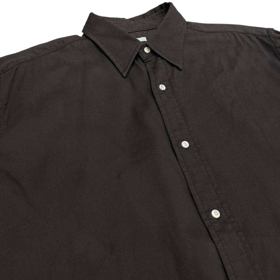 アプレッセ A．PRESSE Double Weave Twill Regular Collar Shirt 長袖