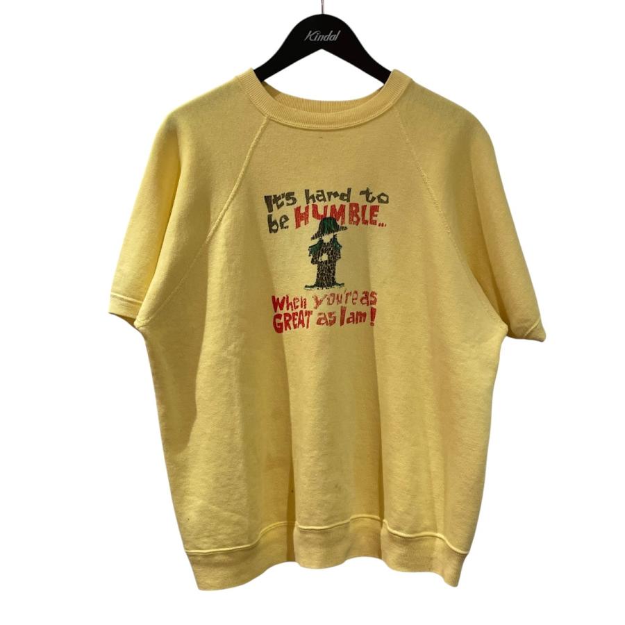 VINTAGE ヴィンテージ VINTAGE 60s 半袖スウェット イエロー サイズ
