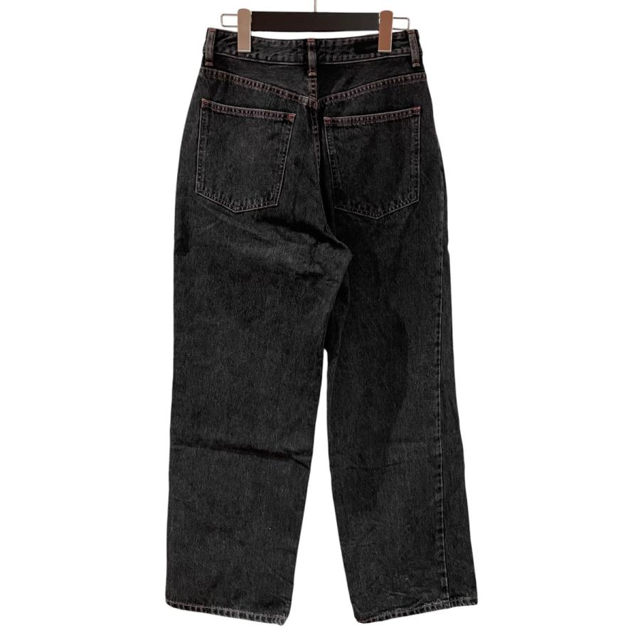 シシクイ the shishikui Daco BLACK PINK STITCH デニムパンツ 1577