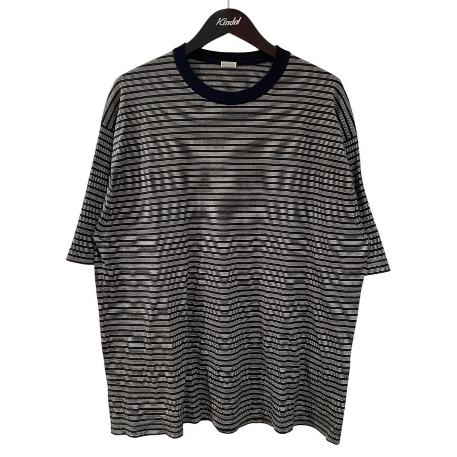 アプレッセ A．PRESSE 24SS High Gauge S Striped T-Shirt 半袖Tシャツ 