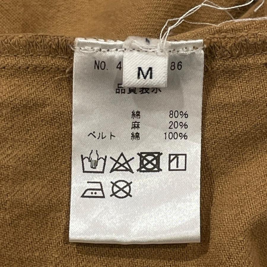NOWOS ノーウォス ノーカラーシャツ 4310005186 カーキ サイズ：M