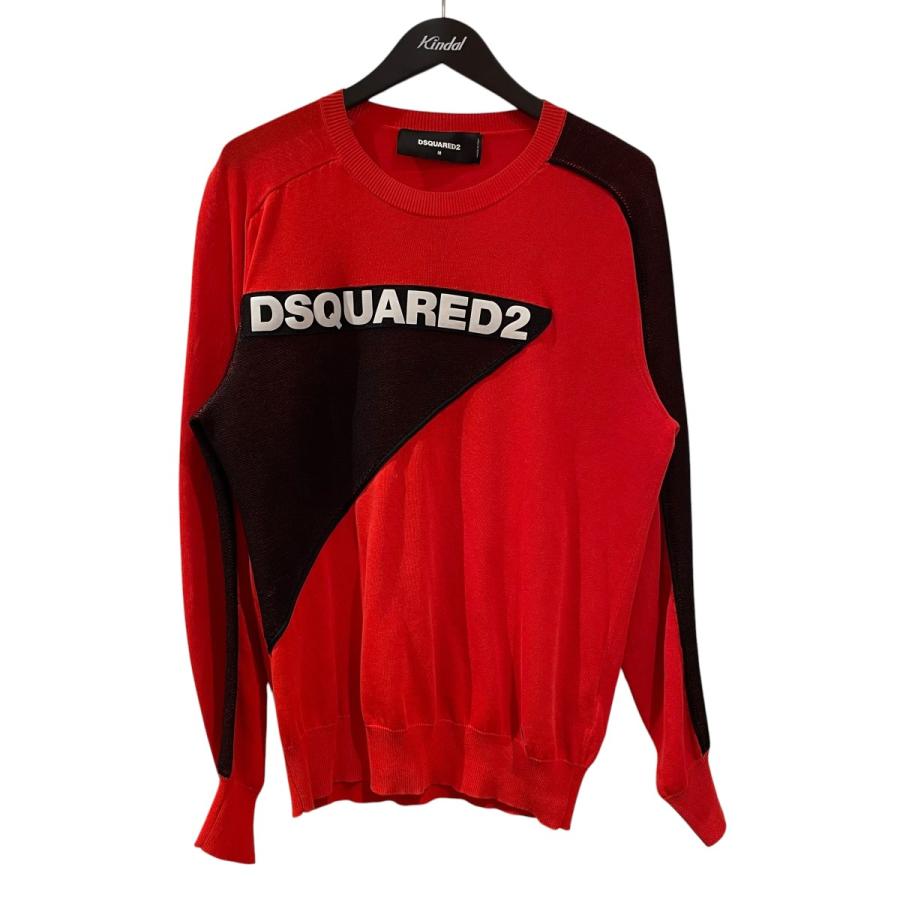 DSQUARED2（ディースクエアード） 薄手ニット S71HA0869 レッド サイズ 