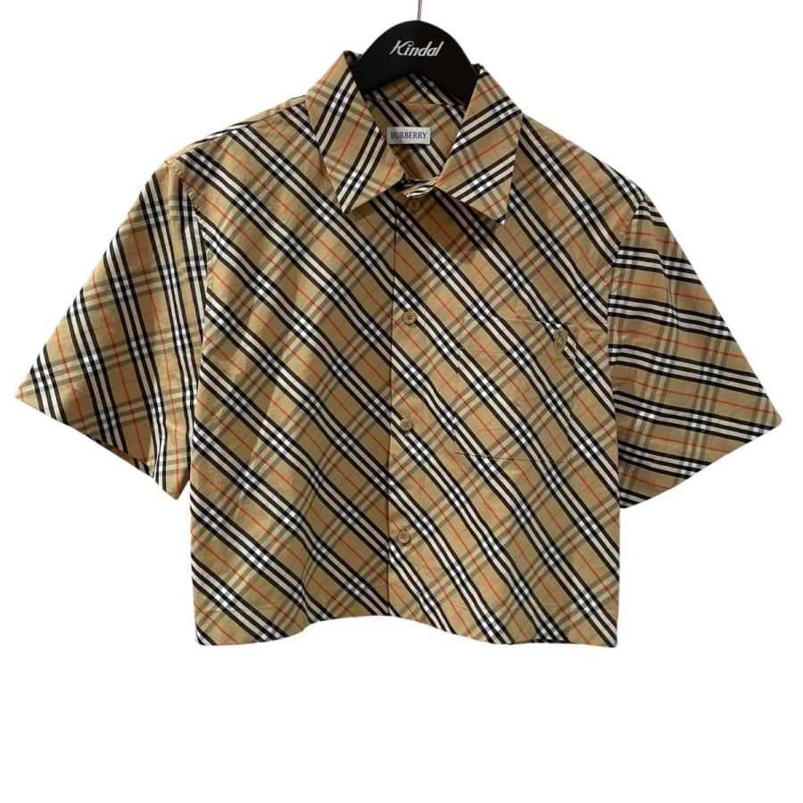 BURBERRY（バーバリー） 半袖シャツ 8106190 ブラウン サイズ：40 