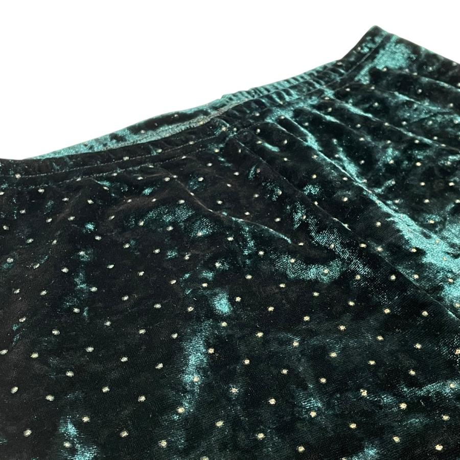 SIMONE WILD シモーヌ ワイルド ベロアパンツ グリーン サイズ：S 