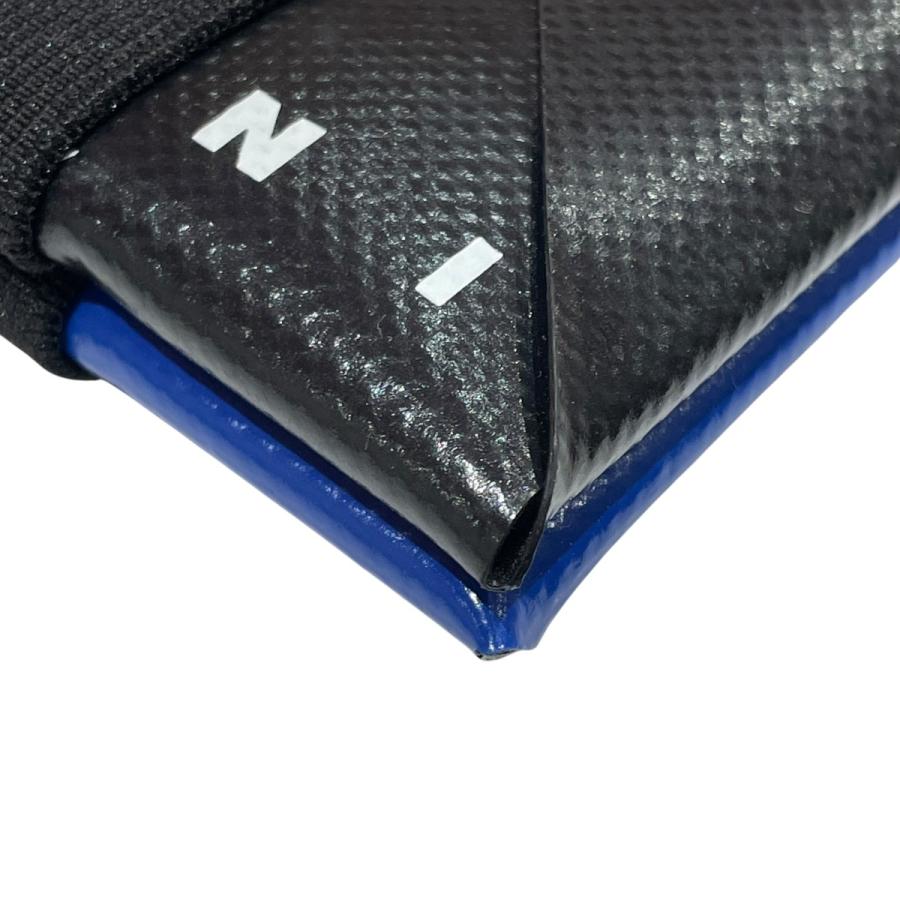 MARNI（マルニ） 名刺入れ ブルー×ブラック : カインドオルYahoo!店