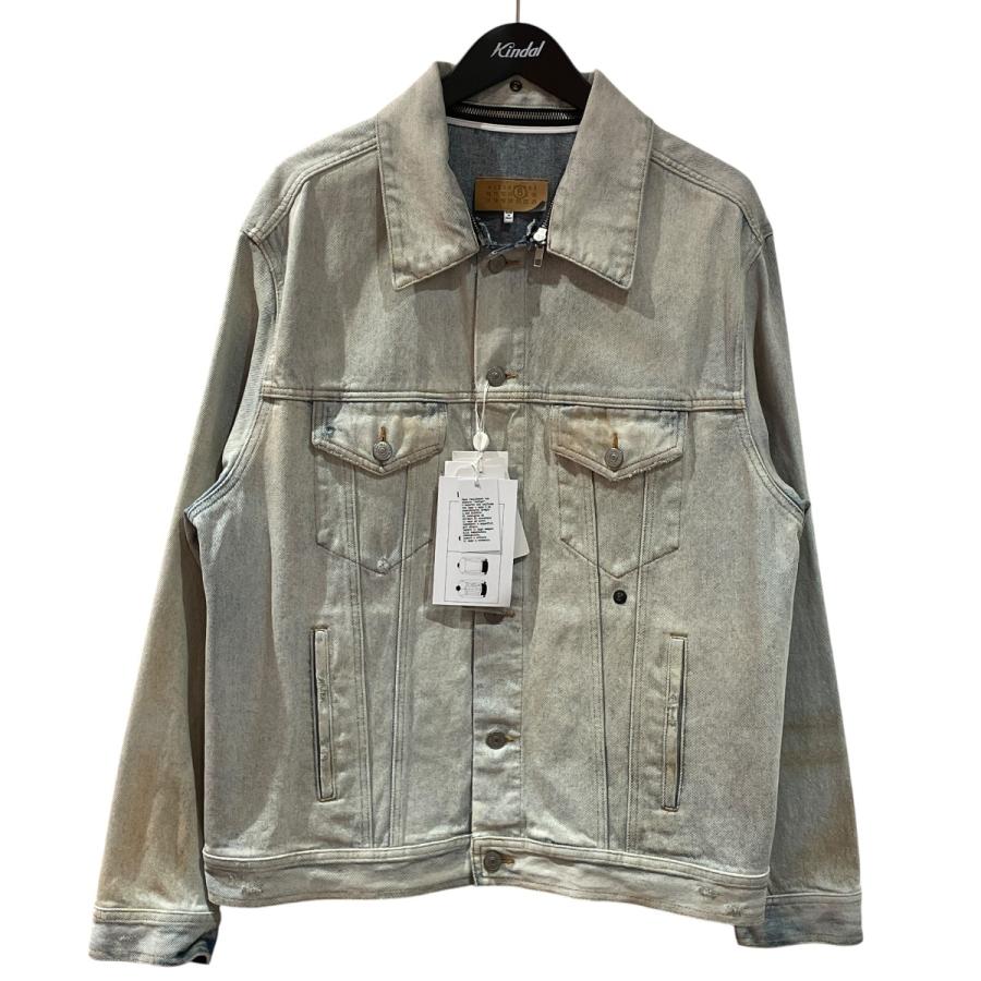 【新品】Maison Margiela 25SS デニムジャケット MM6 【値下げ】MM6 Maison Margiela 25SS ディストレスト デニム