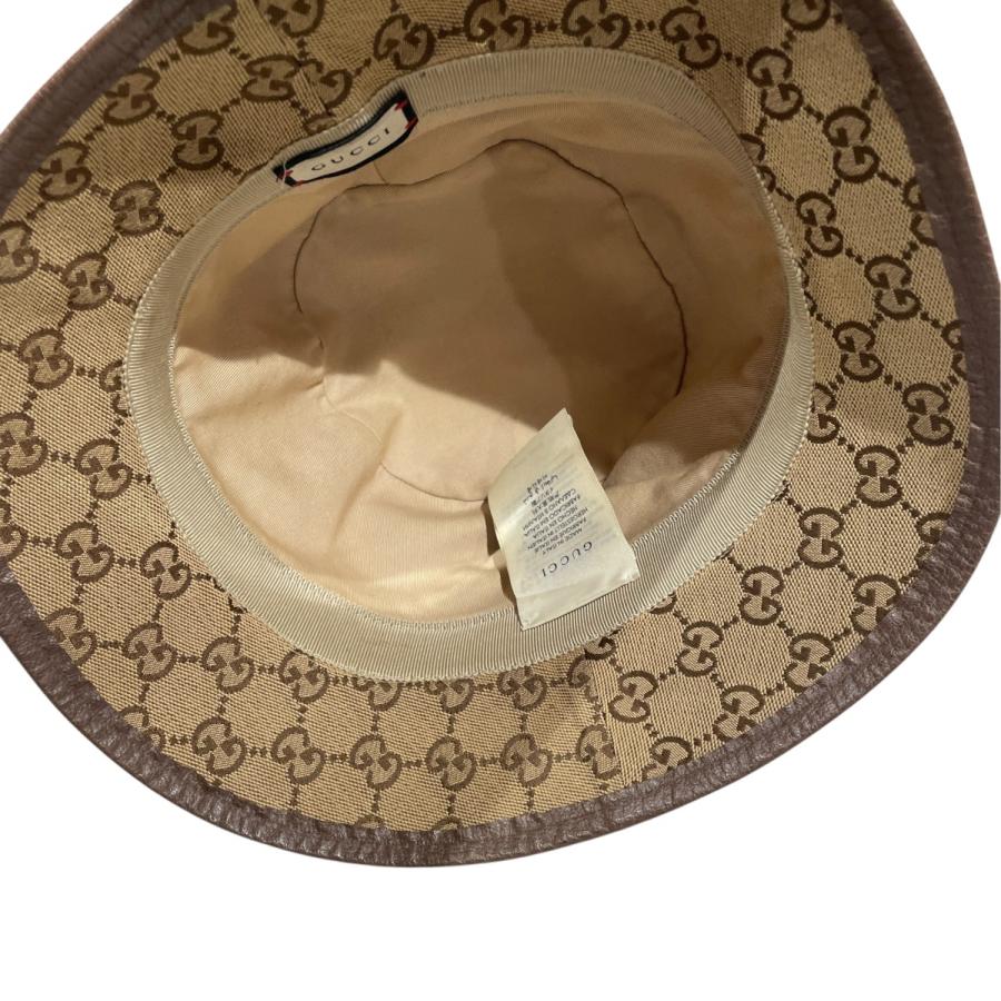 GUCCI（グッチ） バケットハット 576587 カーキ サイズ：L
