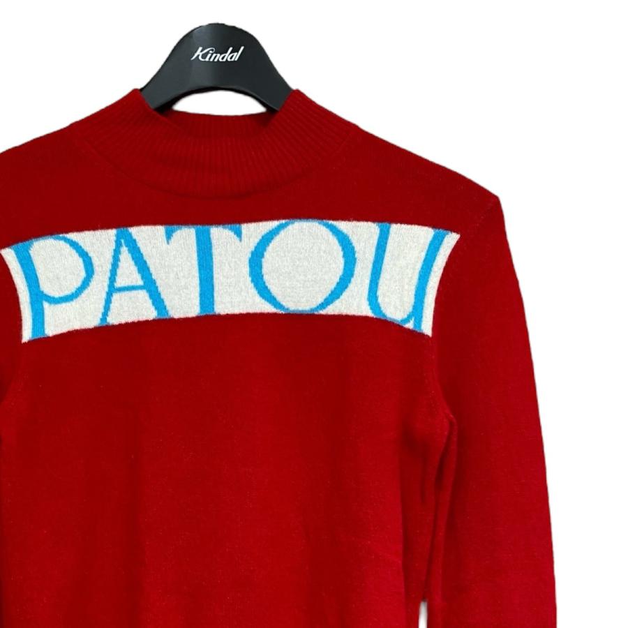 パトゥ Patou ロゴニット KN0538042302R レッド サイズ：M 