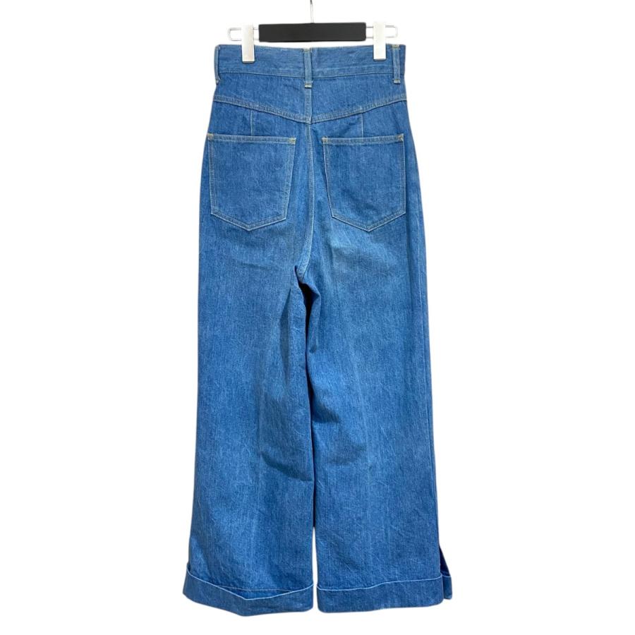 トーガアーカイブス TOGA ARCHIVES Slit-hem High-rise Wide-leg Jeans 