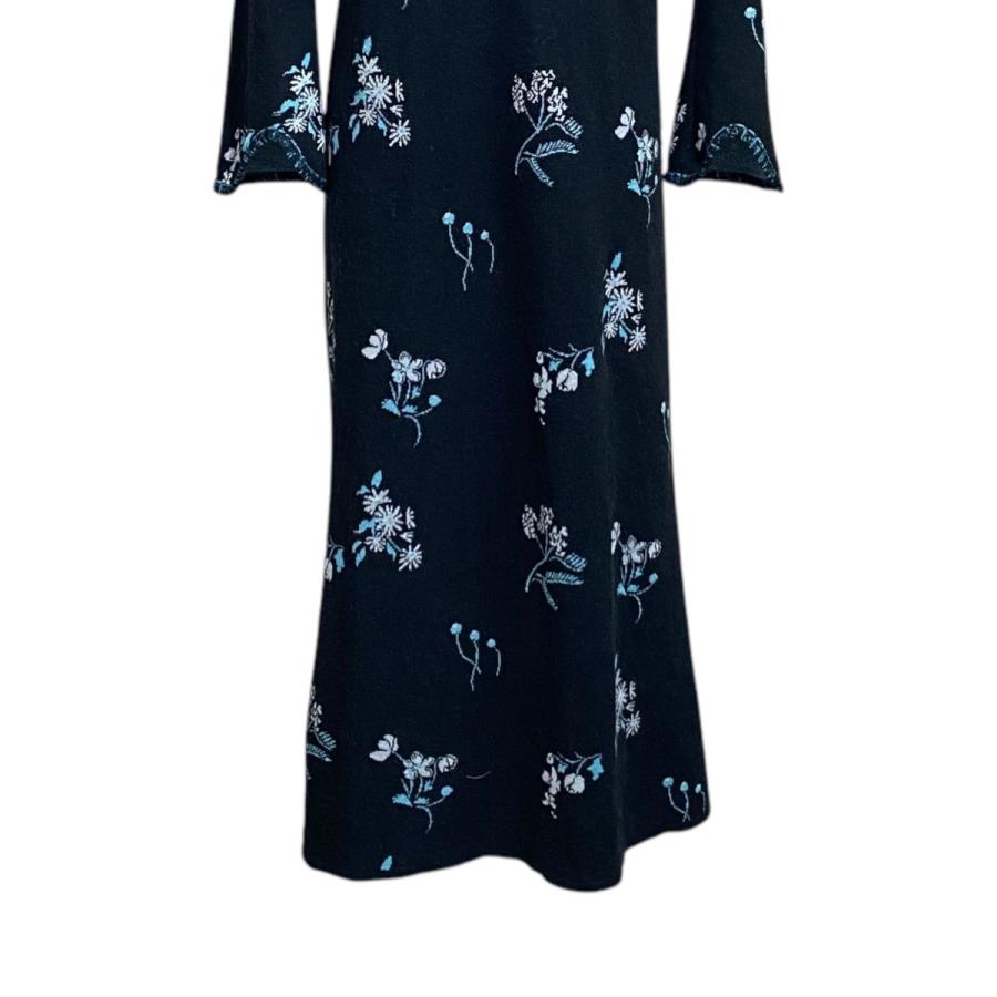 マメクロゴウチ mame kurogouchi 22AW Floral Jacquard Knitted Dress 